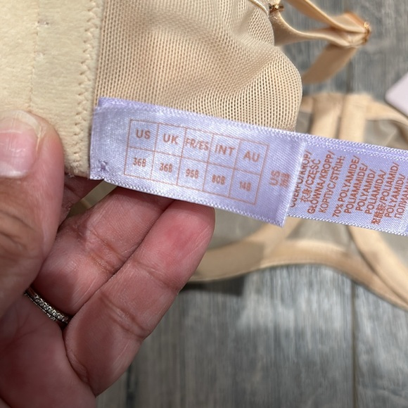 Savage X Fenty Nude Cream Mesh Bra With Removable Straps Brand New With Tags - Picture 4 of 7